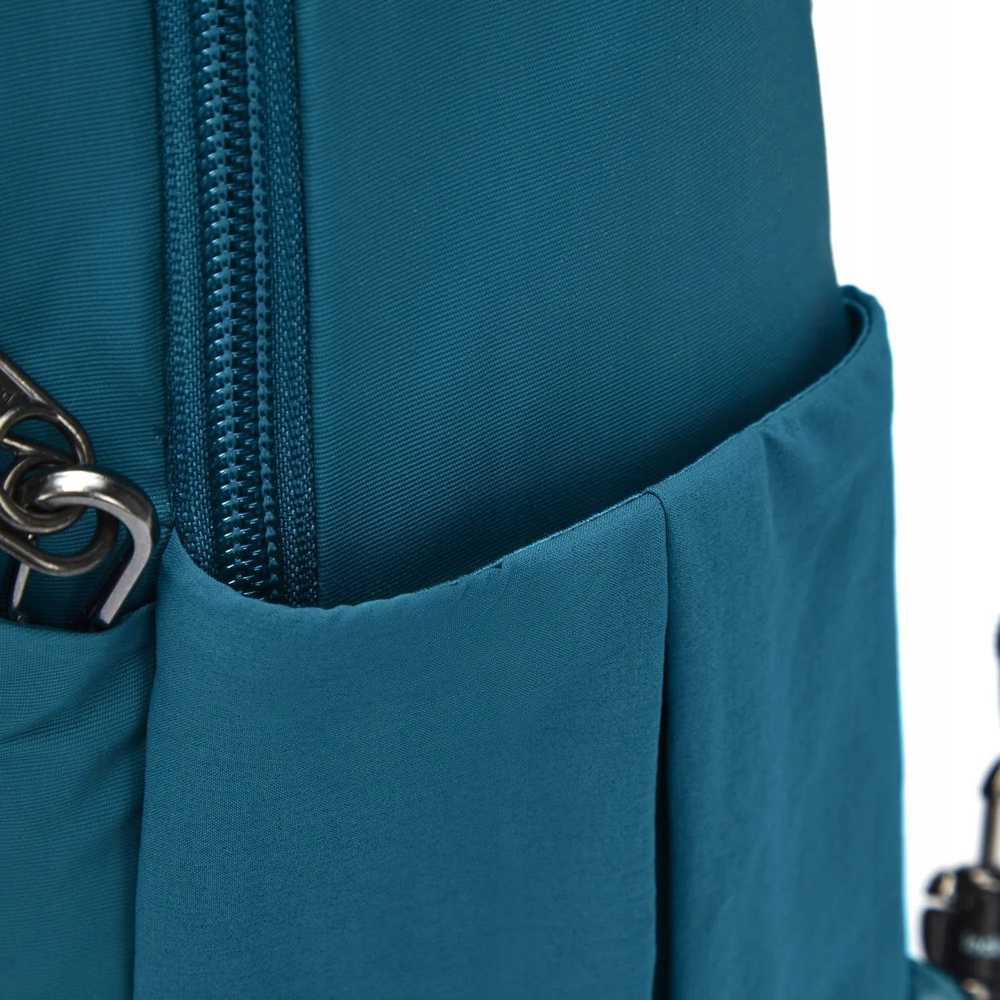 "Pacsafe LS350" miesto kuprinė su apsauga nuo vagystės - turkio spalvos
