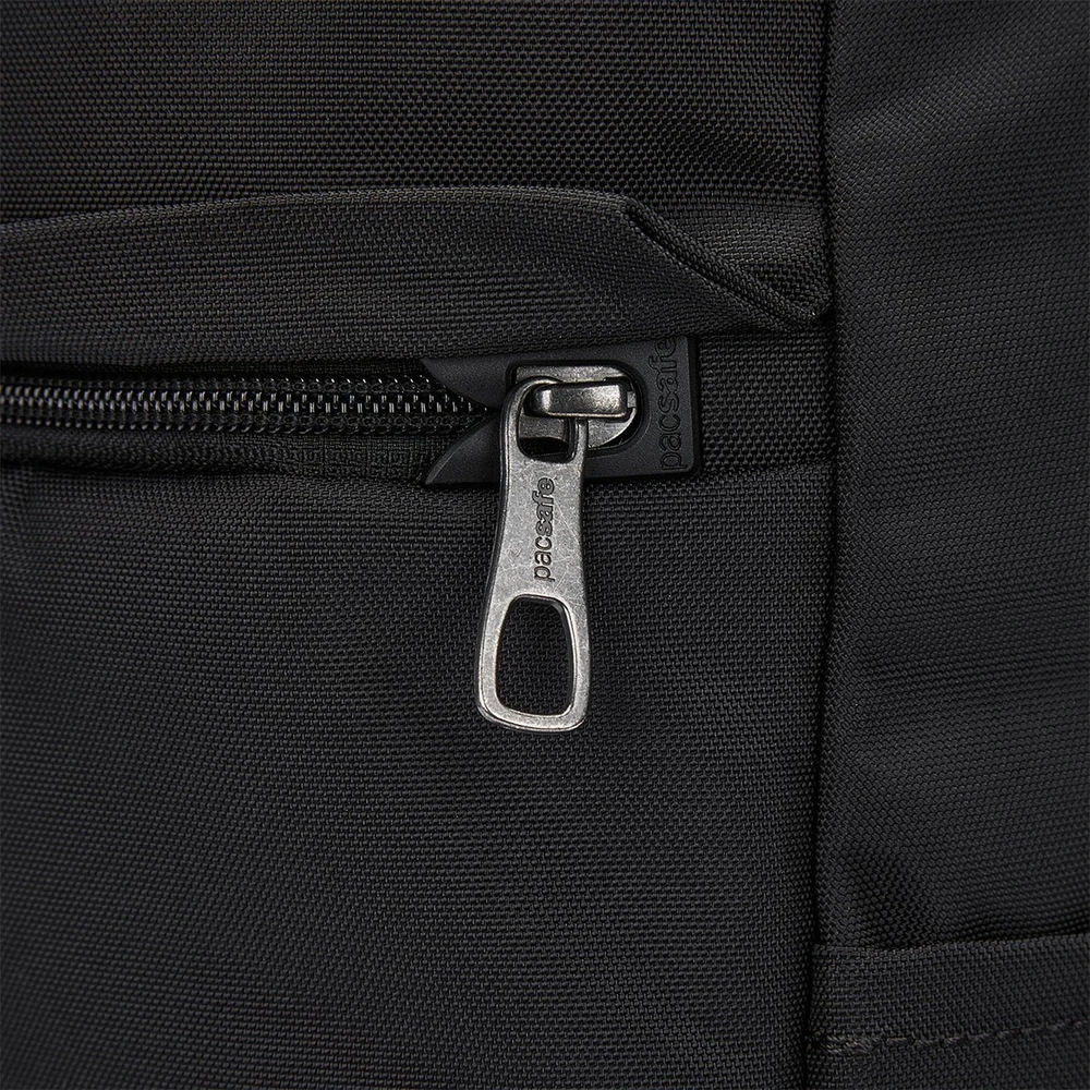 Antivagystinė nešiojamojo kompiuterio kuprinė Pacsafe Vibe 20, 20 l, iki 16", juoda, su RFID apsauga