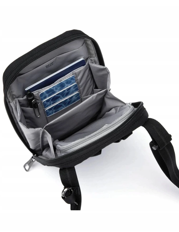 Pacsafe RFIDsafe Tech Crossbody juoda