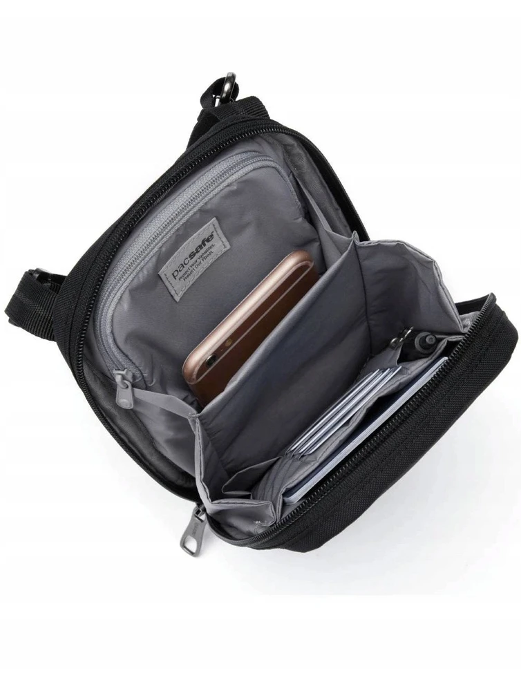 Pacsafe RFIDsafe Tech Crossbody juoda