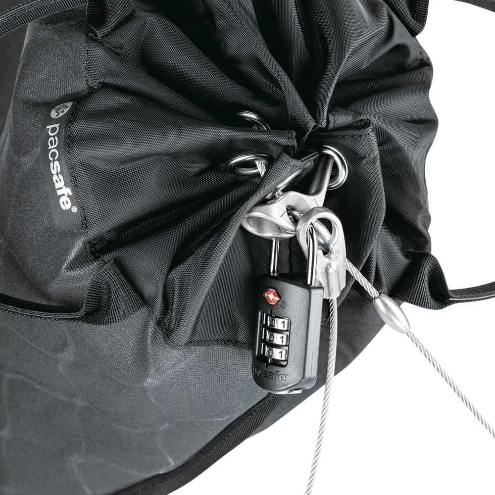 Pacsafe Travelsafe 12L GII Nešiojamas seifas juodas