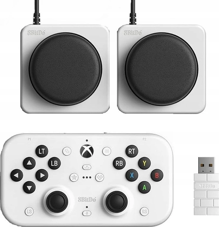 8BitDo Lite SE 2.4G belaidis valdiklis „XBOX“ | Balta