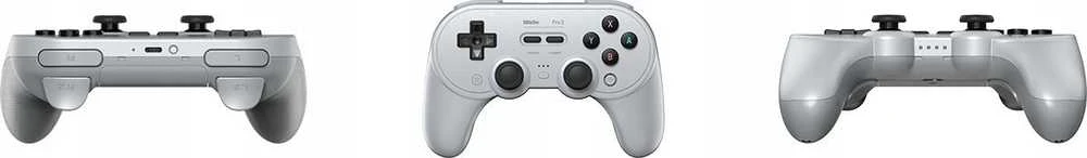 8BitDo PRO 2 Gamepad Hall Ed Belaidis pultelis | Pilkas