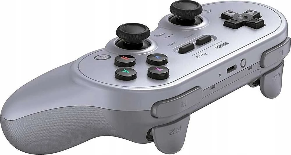 8BitDo PRO 2 Gamepad Hall Ed Belaidis pultelis | Pilkas