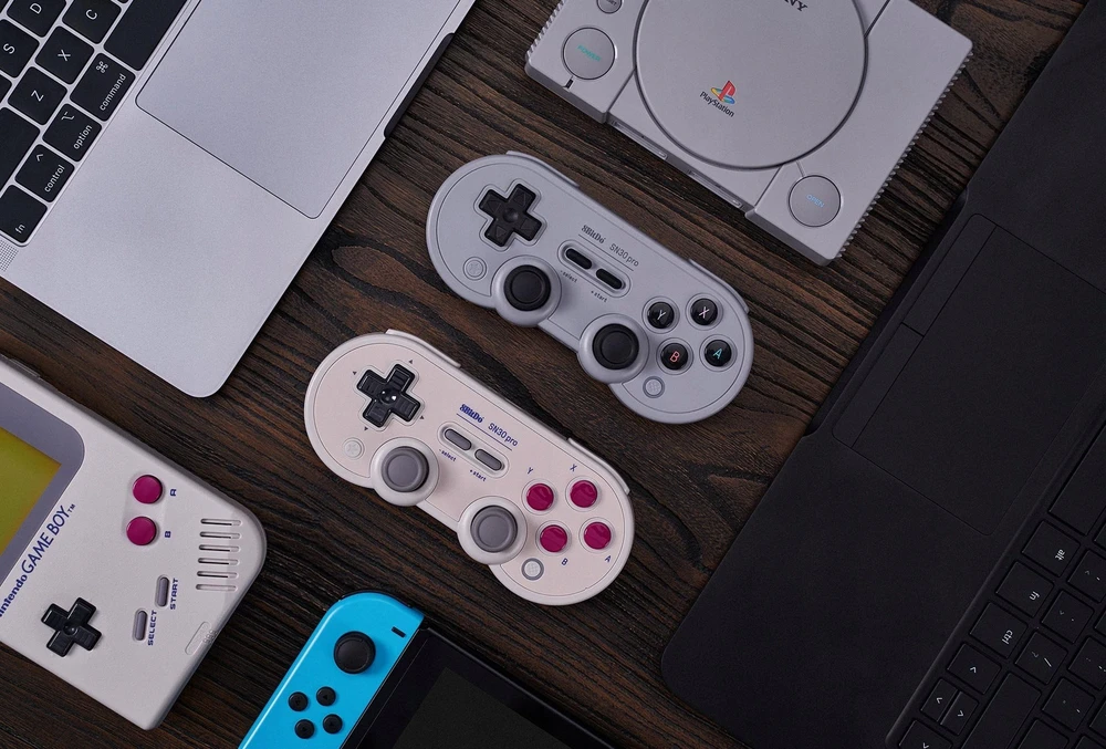 8BitDo SN30 Pro žaidimų pultas HallEd/Gray