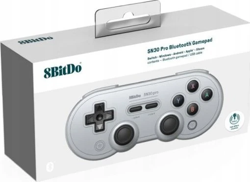 8BitDo SN30 Pro žaidimų pultas HallEd/Gray