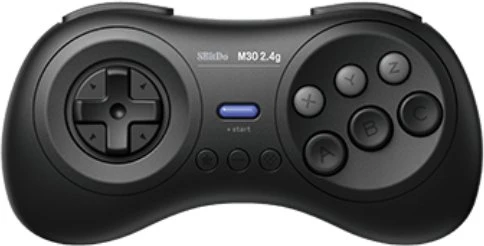8bitdo M30 2.4G Mega Drive juodas