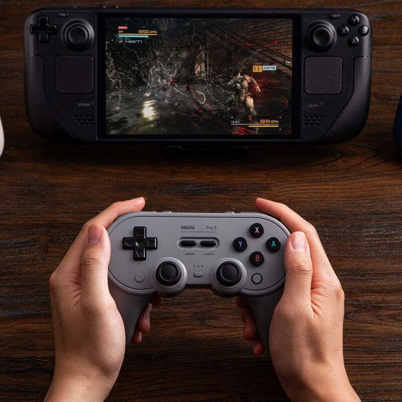 8BitDo Pro 3 padas, pilkas (RET00854)