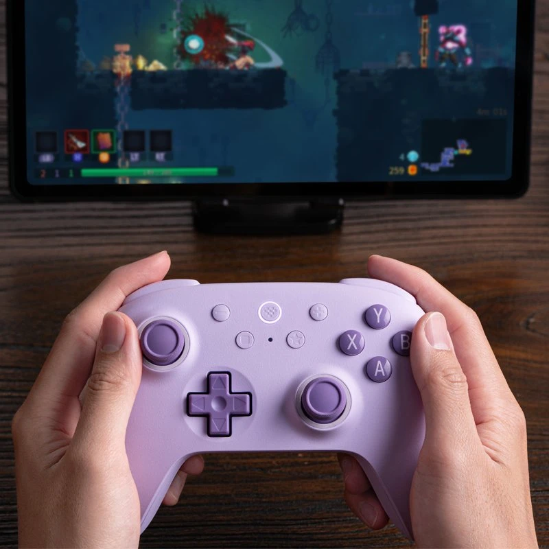 Belaidis žaidimų pultas 8BitDo Ultimate 2C Wireless | spalva: rožinė/kreminė