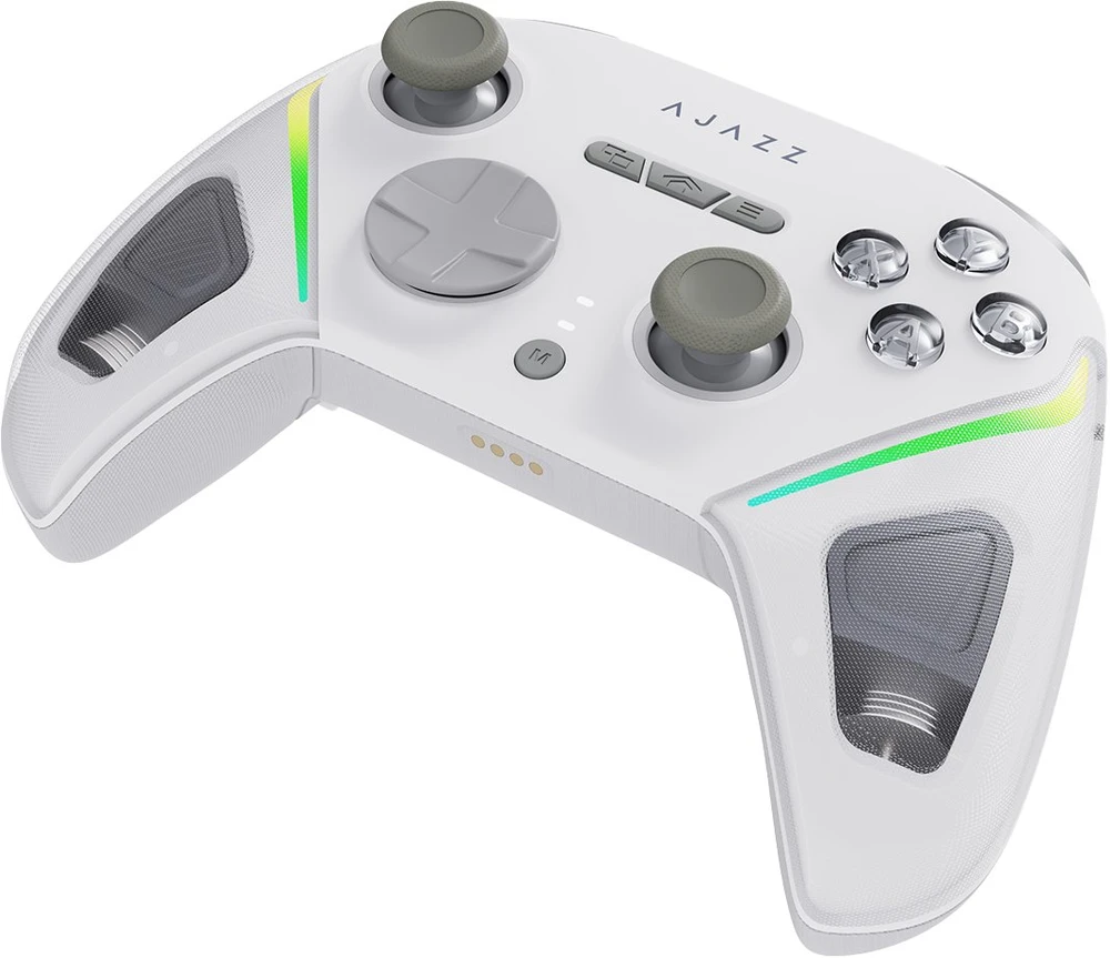 Ajazz GP100 (Switch/PC/iOS/Android) belaidis RGB baltas
