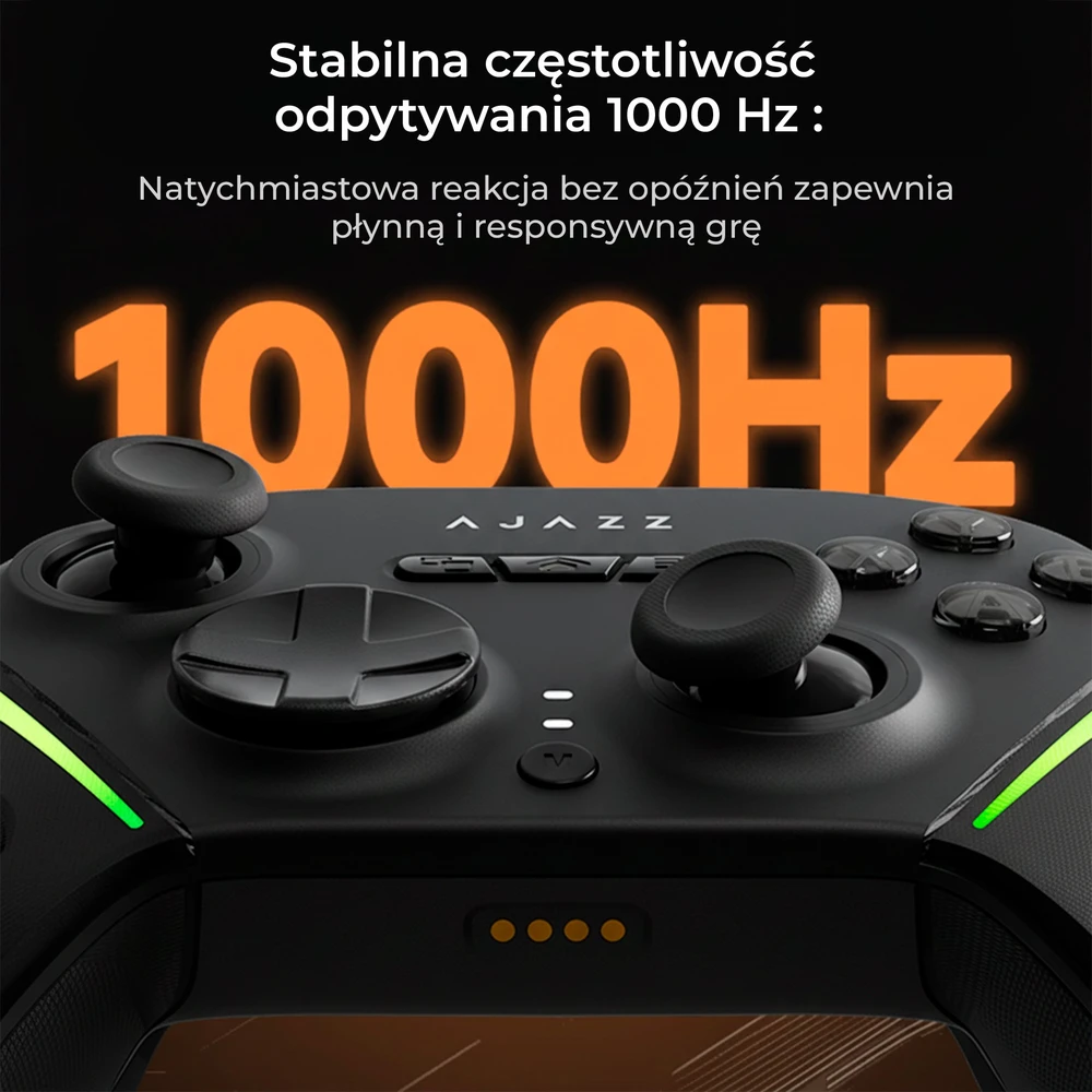 Ajazz Belaidis žaidimų pultelis GP100 (Switch/PC/iOS/Android) RGB juodas