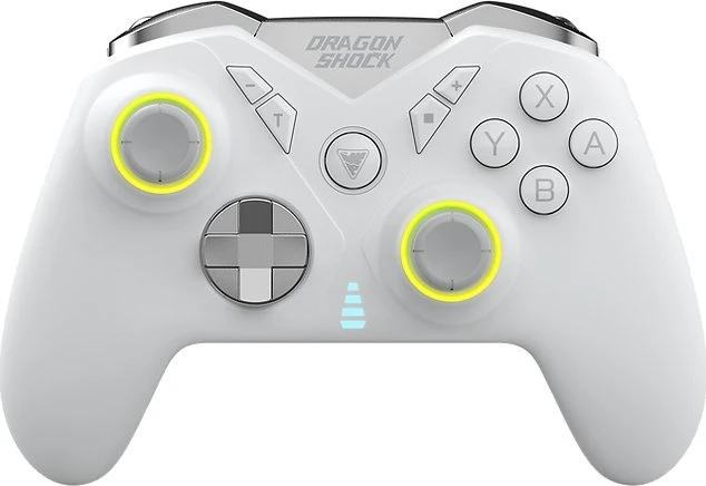 Carruzzo Dragonshock Nebula Pro Balta „Bluetooth“ Žaidimų pultelis Nintendo Switch