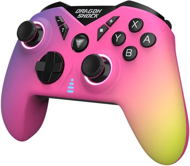 Carruzzo Dragonshock Nebula Ultimate Multi spalvos „Bluetooth“ Žaidimų pultelis Nintendo Switch