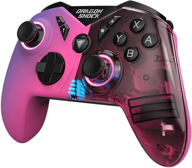 Carruzzo Dragonshock Nebula Ultimate Multi spalvos „Bluetooth“ Žaidimų pultelis Nintendo Switch