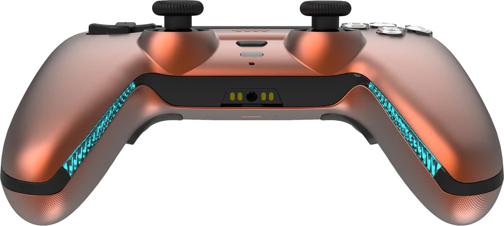 Carruzzo Deltaco Gaming GAM-199-ORANGECOPPER žaidimų valdiklis Oranžinė, Bronza Bluetooth/USB Žaidimų pultelis PlayStation 5, PC, Android, iOS