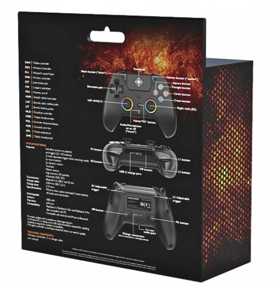 „Deltaco“ belaidis RGB PS5 kilimėlis (GAM-189)