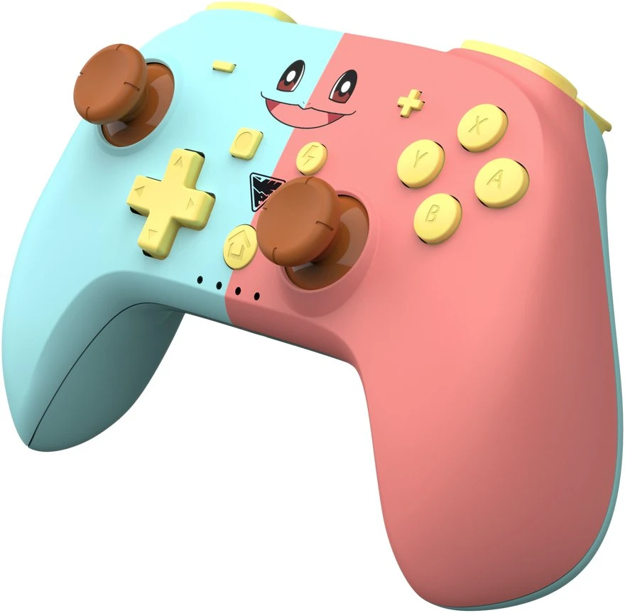 Carruzzo Dragonshock PopTop Mėlyna, Rožinė, Geltona, Ruda „Bluetooth“ Žaidimų pultelis Analoginis / skaitmeninis Nintendo Switch, PC