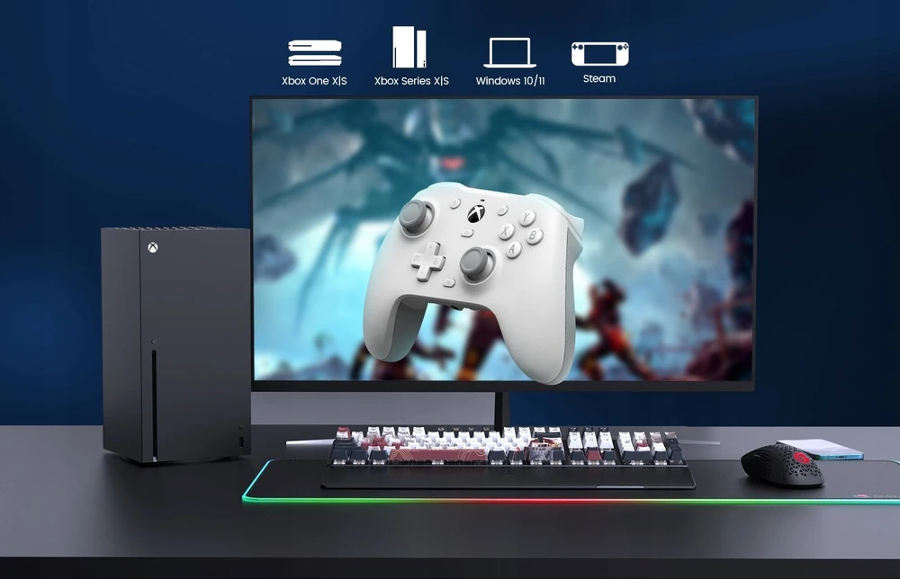 Laidinis žaidimų valdiklis GameSir G7 HE (baltas)