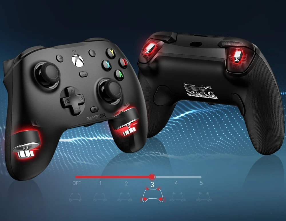 Laidinis žaidimų valdiklis GameSir G7 HE (baltas)