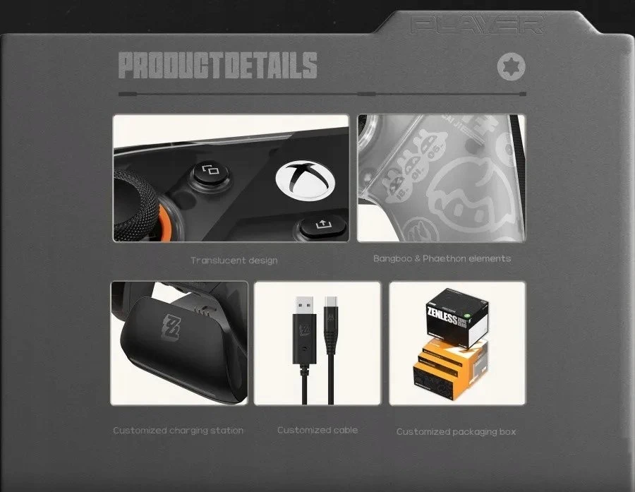 GameSir G7 Pro Zenless Zone Zero Edition valdymo pultas (pilkas)