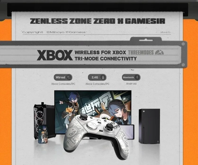GameSir G7 Pro Zenless Zone Zero Edition valdymo pultas (pilkas)