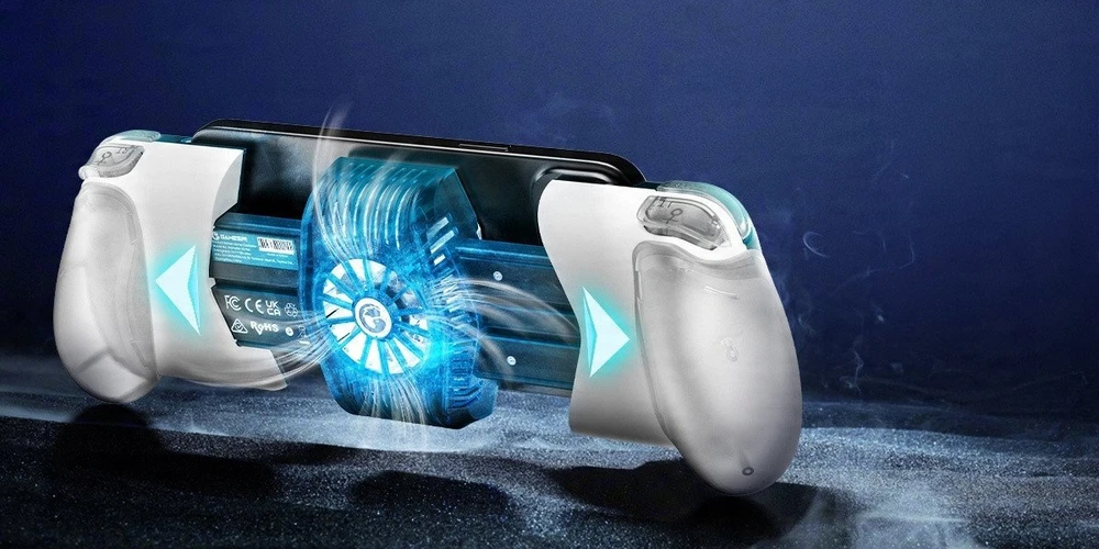„GameSir X3 Pro“ USB-C mobiliojo telefono valdiklis su telefono laikikliu