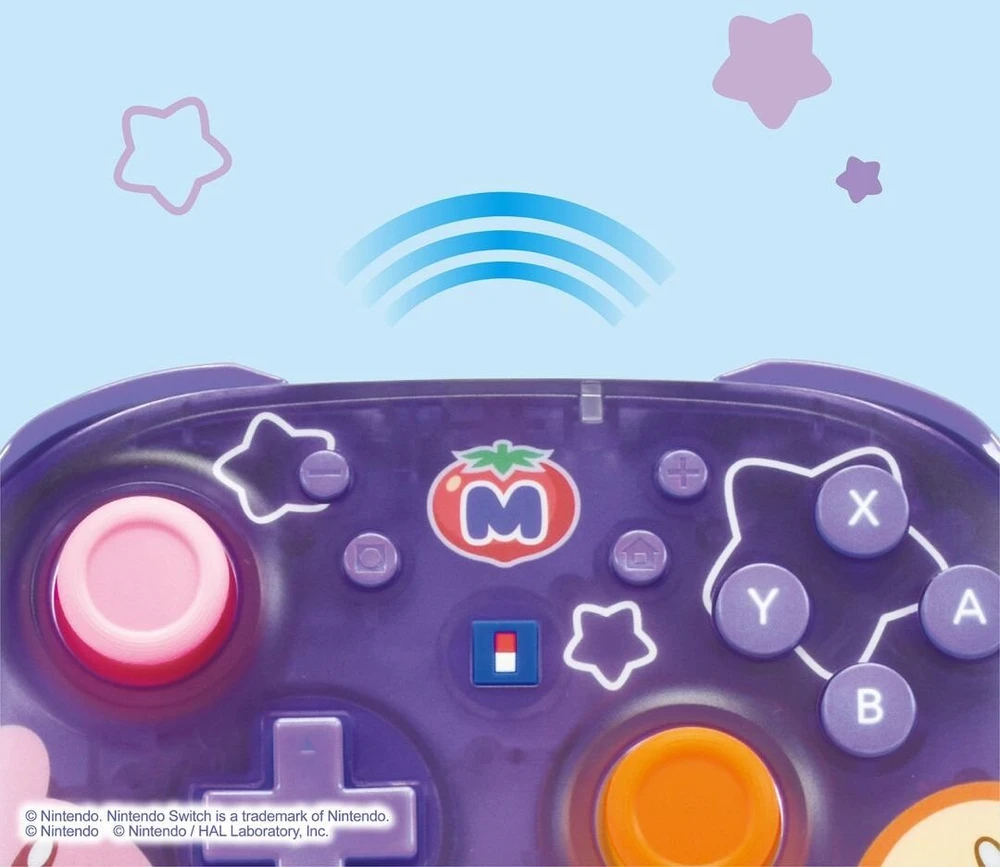HORI - Belaidis HORIPAD Turbo, skirtas Nintendo Switch 2 (Kirby ir Waddle Dee) - Violetinė