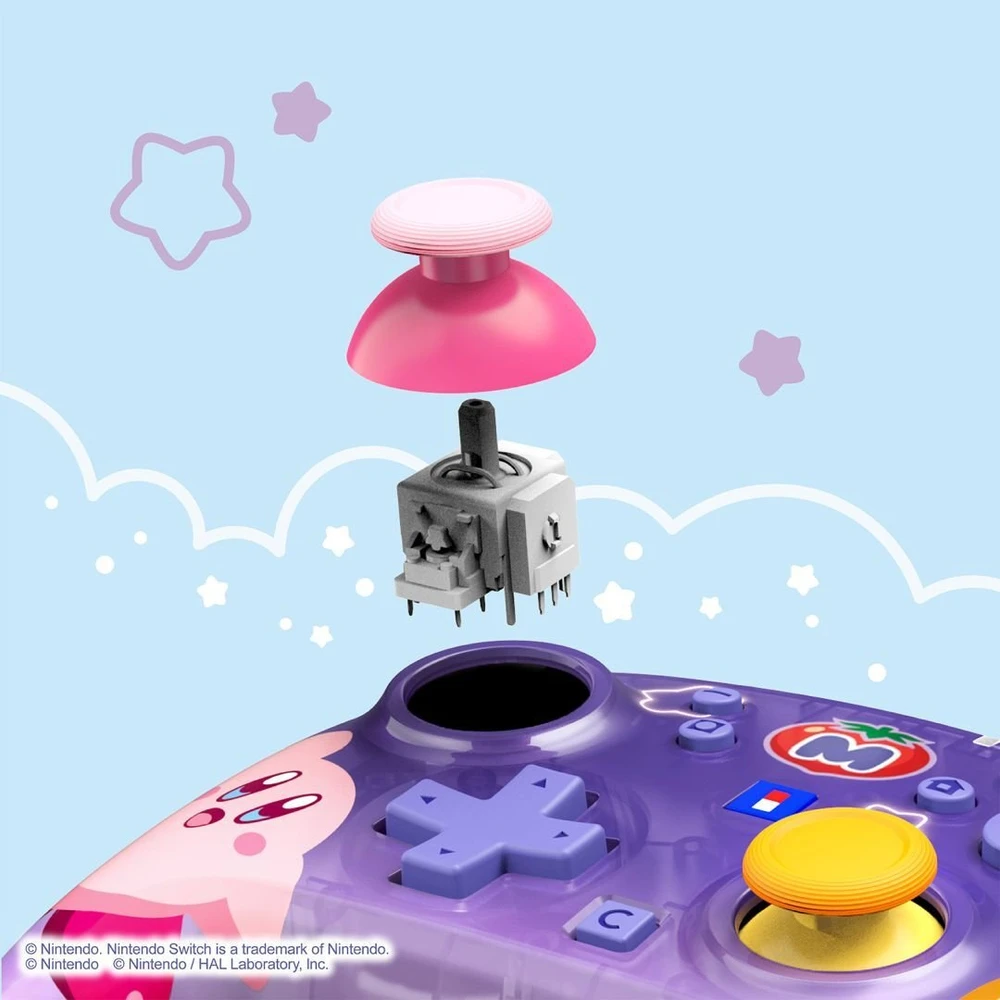 HORI - Belaidis HORIPAD Turbo, skirtas Nintendo Switch 2 (Kirby ir Waddle Dee) - Violetinė
