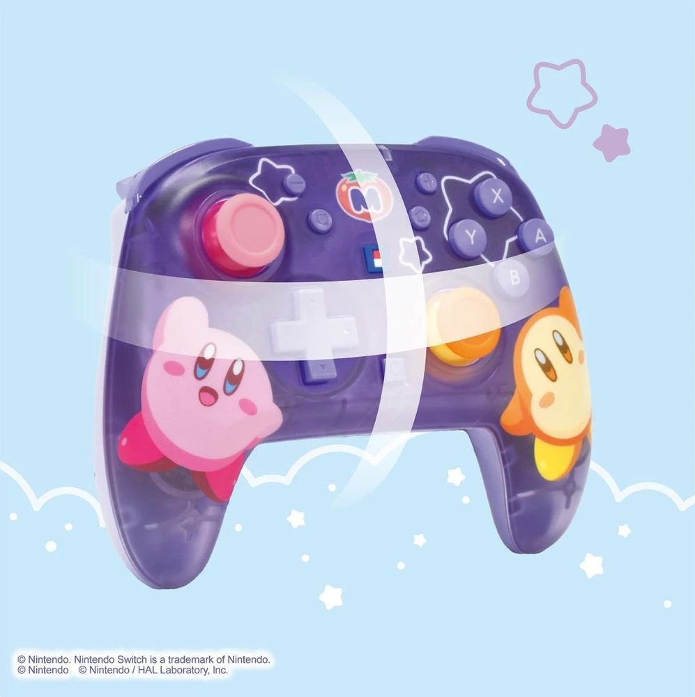 HORI - Belaidis HORIPAD Turbo, skirtas Nintendo Switch 2 (Kirby ir Waddle Dee) - Violetinė