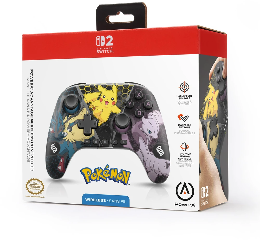 Power A „PowerA“ – belaidis valdiklis „Advantage“ – „Nintendo Switch 2“ – „Pokémon: Mega Evolutions“