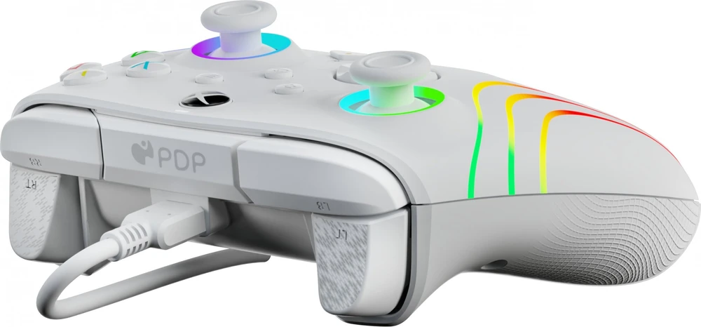 PDP XBOX Series X/S ir PC baltas laidinis valdiklis (Afterglow Wave)