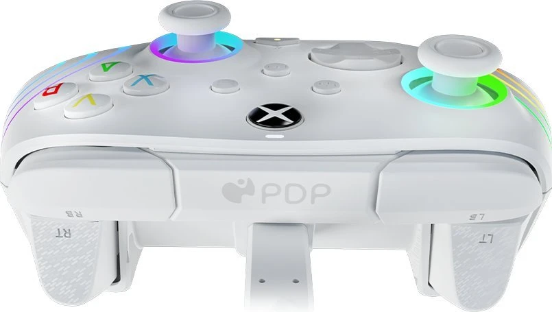 PDP XBOX Series X/S ir PC baltas laidinis valdiklis (Afterglow Wave)