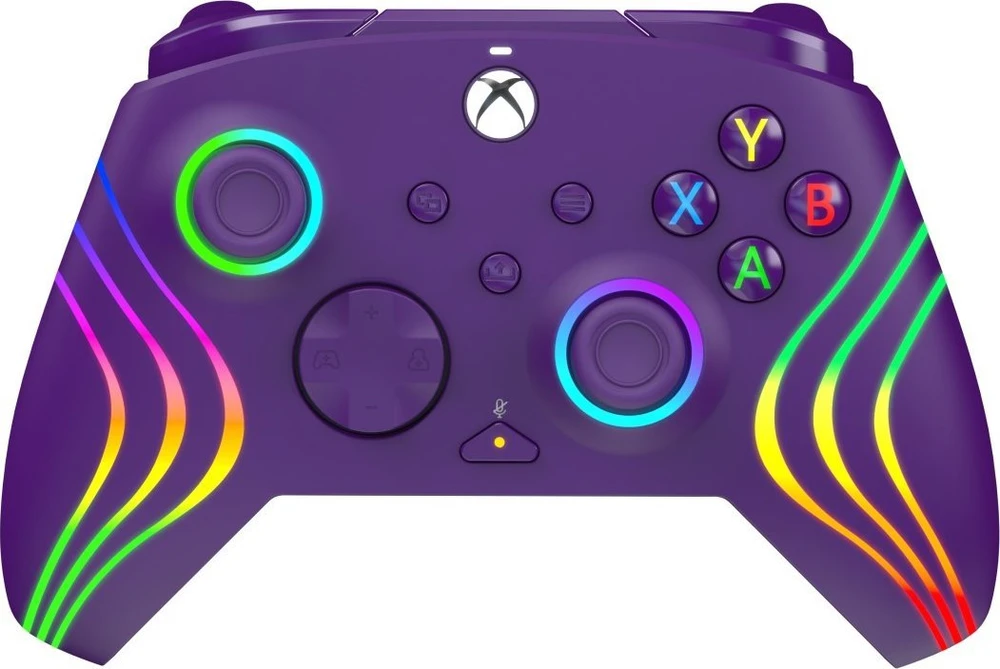 PDP Afterglow Wave Violetinės spalvos laidinis valdiklis skirtas XBOX Serijos X S & PC