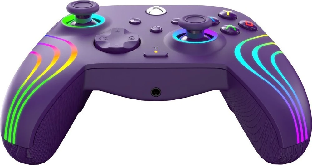 PDP Afterglow Wave Violetinės spalvos laidinis valdiklis skirtas XBOX Serijos X S & PC