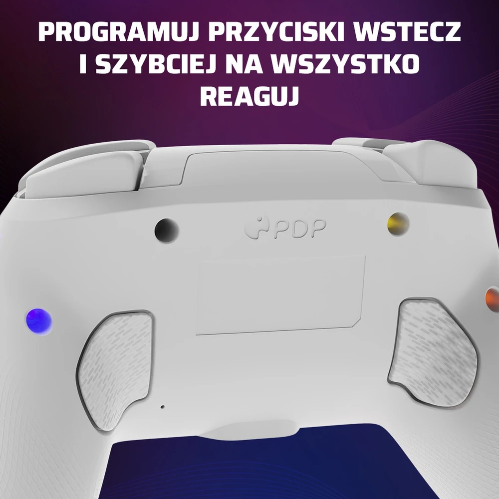 PDP Nintendo Switch baltas belaidis valdiklis (Afterglow Wave)
