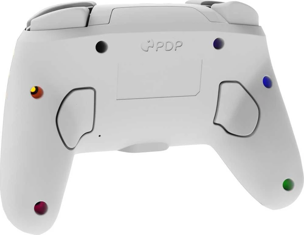 PDP Nintendo Switch baltas belaidis valdiklis (Afterglow Wave)