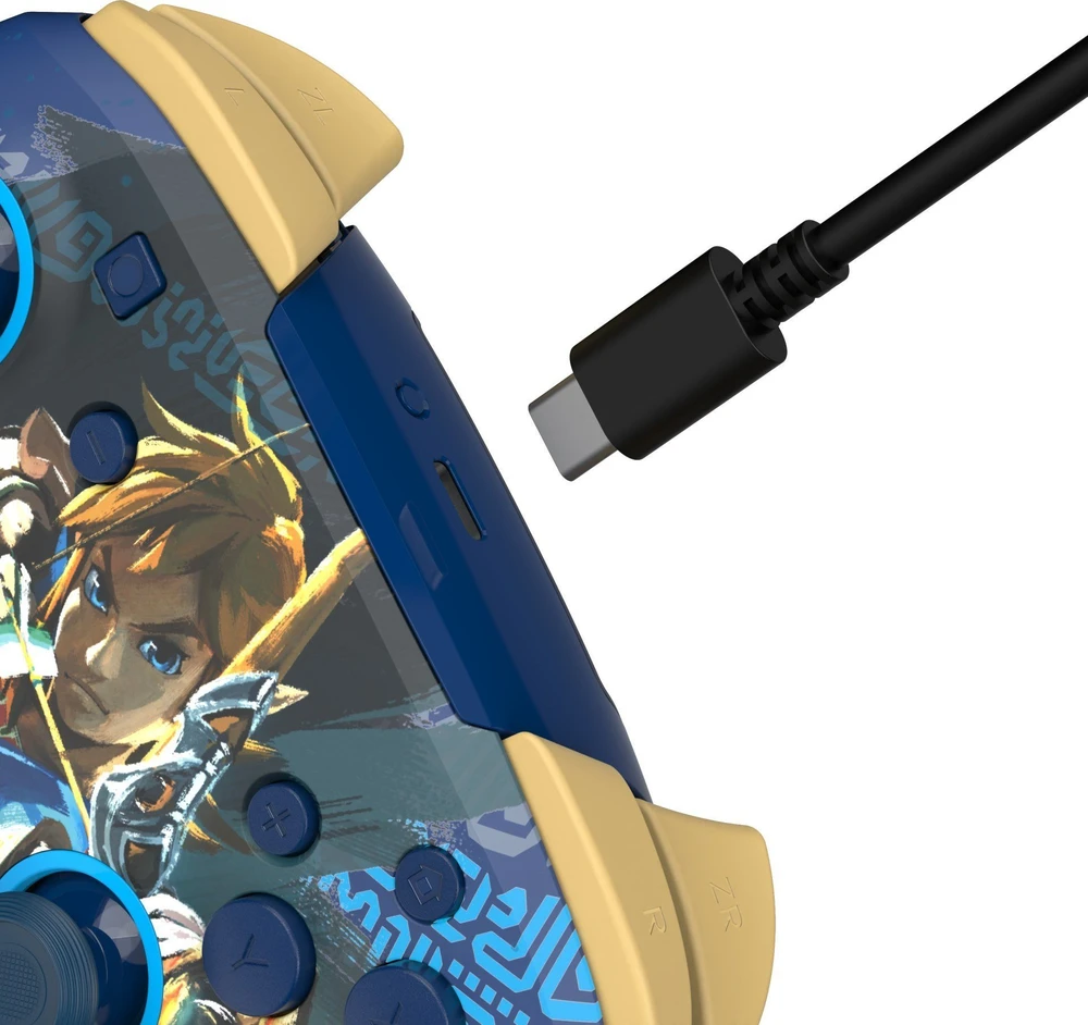 PDP Rematch Enhanced Belaidis valdiklis skirtas Nintendo Switch - Link Hero (Švytintis tamsoje)