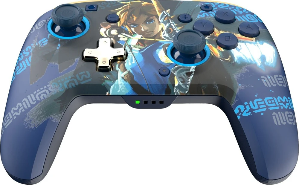 PDP Rematch Enhanced Belaidis valdiklis skirtas Nintendo Switch - Link Hero (Švytintis tamsoje)
