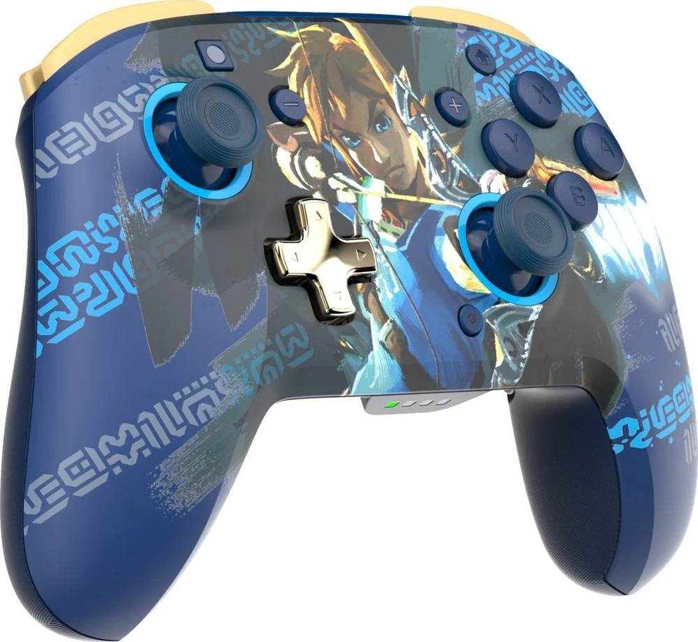 PDP Rematch Enhanced Belaidis valdiklis skirtas Nintendo Switch - Link Hero (Švytintis tamsoje)
