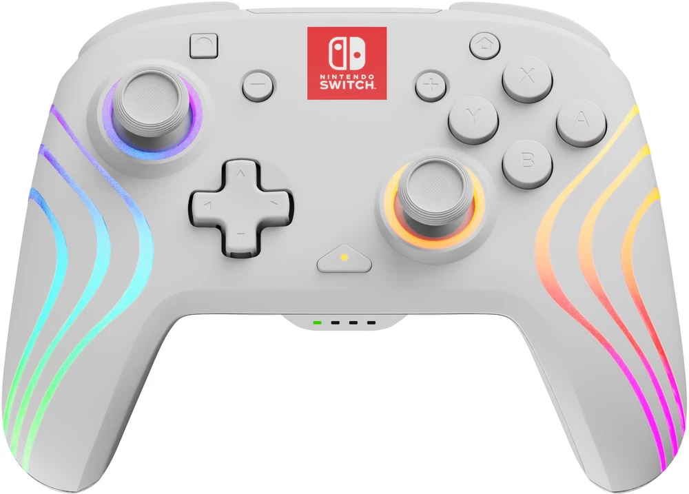 PDP belaidis valdiklis „Afterglow Wave Nintendo Switch“, baltas
