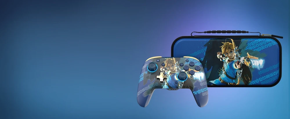 PDP Rematch Enhanced Belaidis valdiklis skirtas Nintendo Switch - Link Hero (Švytintis tamsoje)