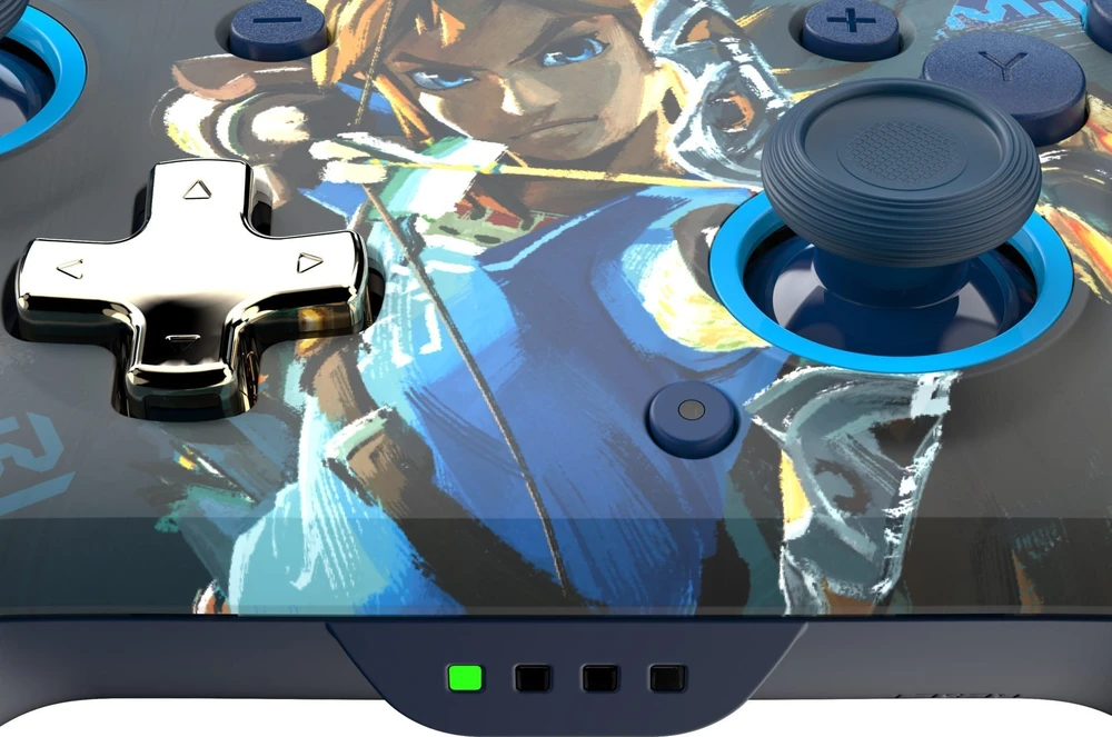 PDP Rematch Enhanced Belaidis valdiklis skirtas Nintendo Switch - Link Hero (Švytintis tamsoje)