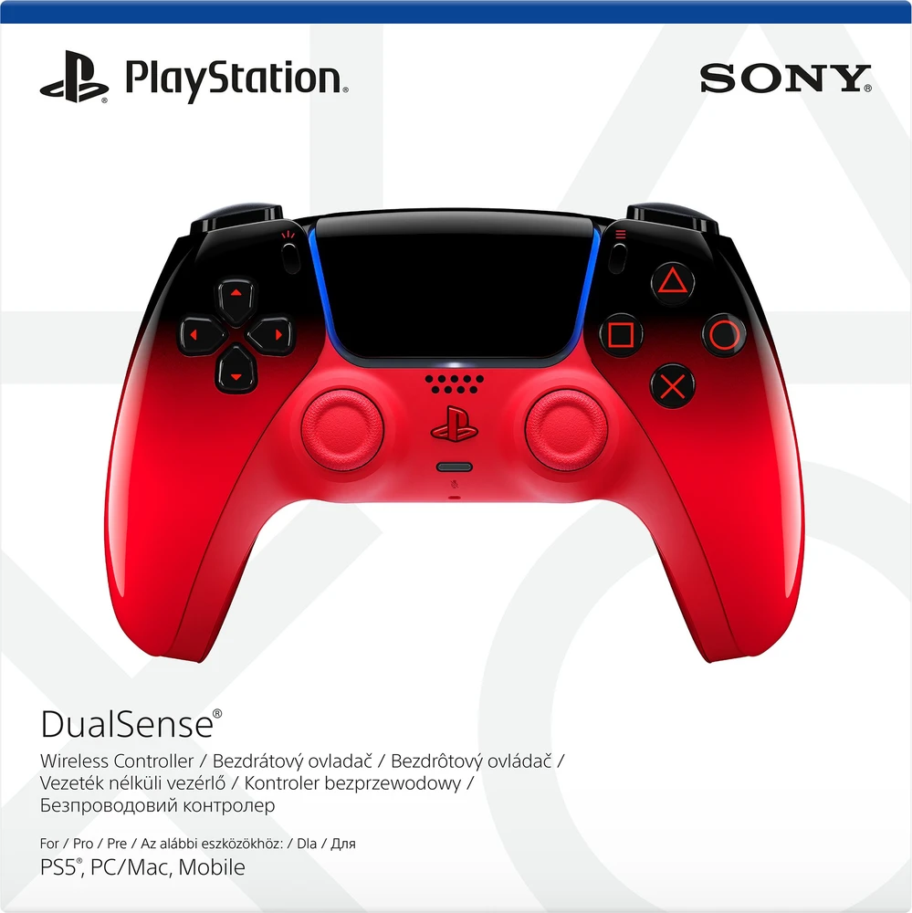 Sony Interactive Entertainment DualSense Juodas, Raudona Bluetooth/USB Gamepad Analogue / Digital PlayStation 5