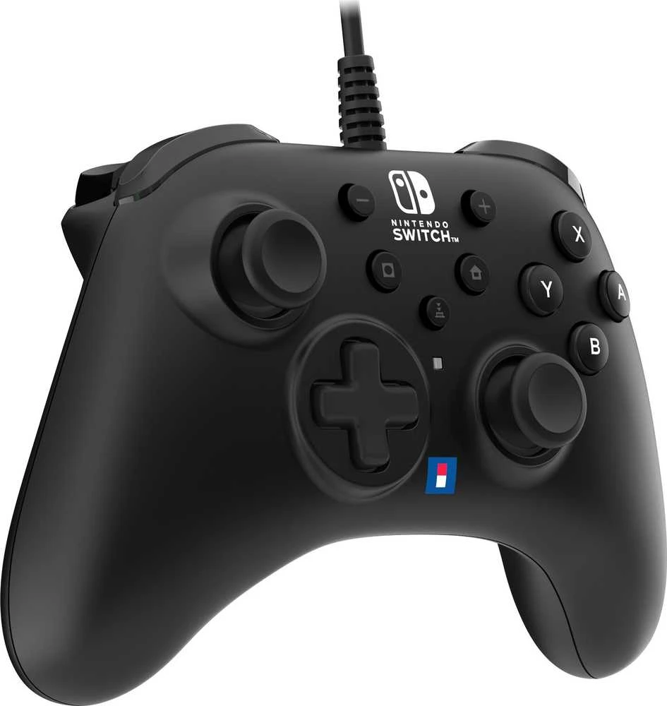 HORI Horipad Turbo laidinis valdiklis Nintendo Switch (Juodas)