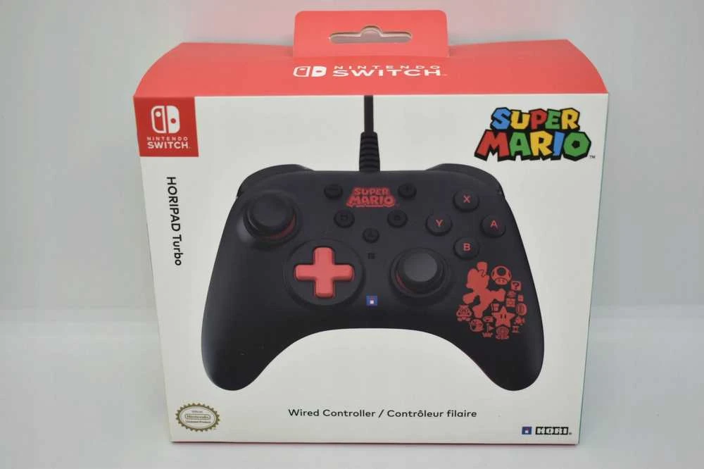 HORI Horipad Turbo laidinis pultelis Nintendo Switch (Mario)