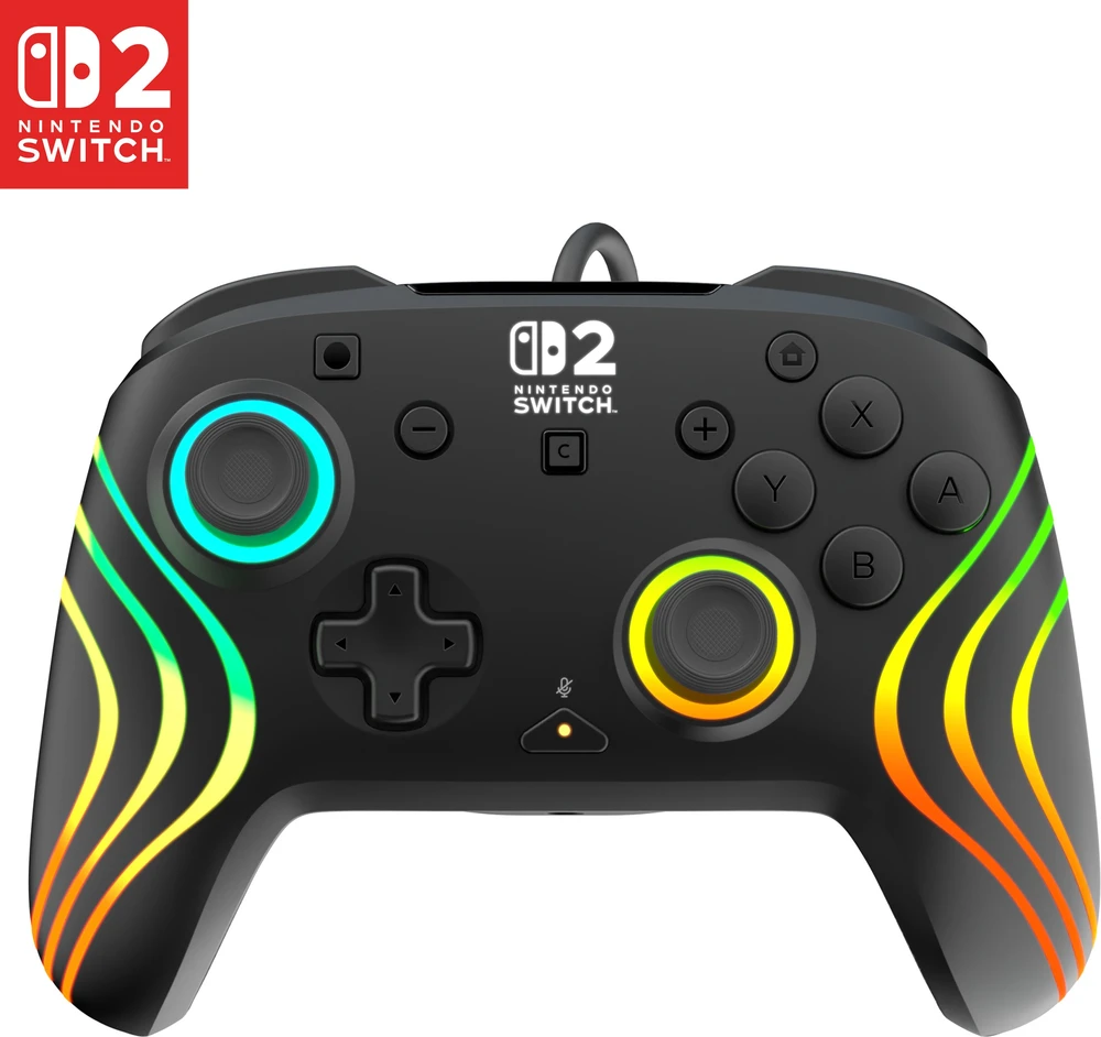 Turtle Beach Afterglow Wave laidinis žaidimų valdiklis | Juodas | Switch 2