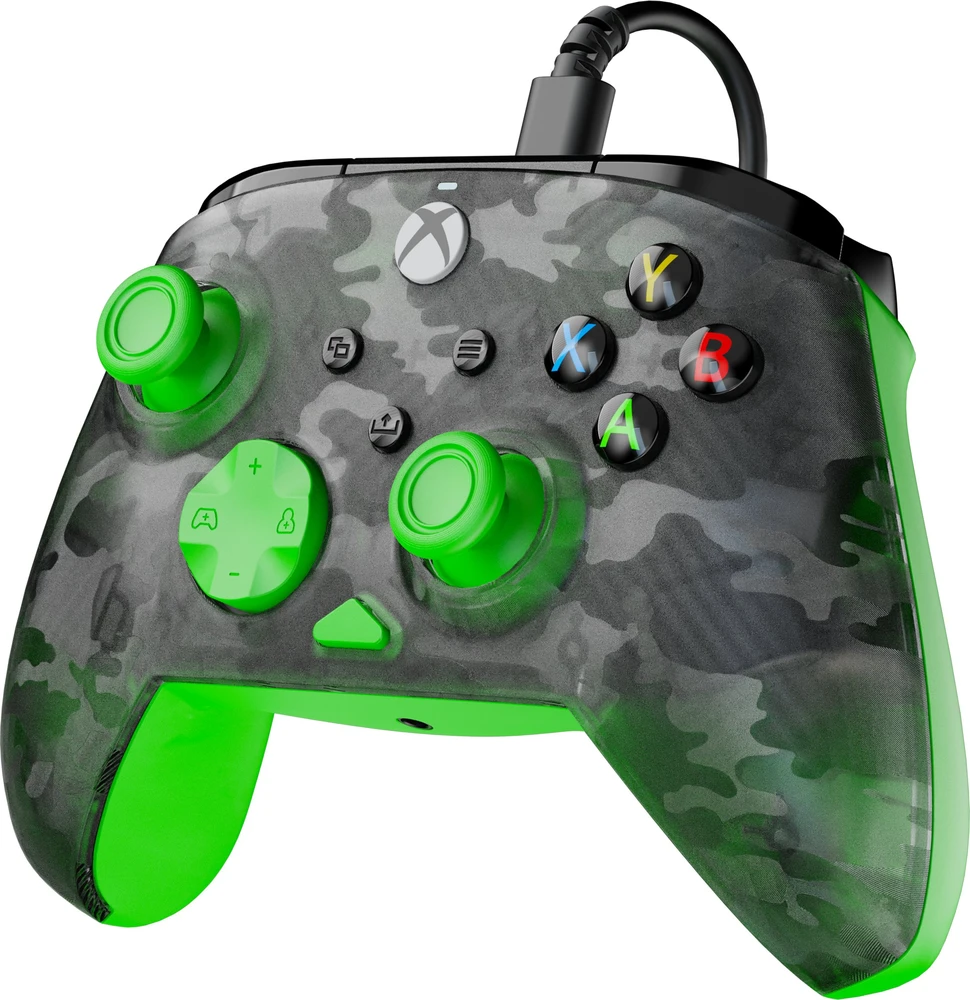 Turtle Beach Rematch Core Laidinis Žaidimų Pultelis | Ghost Camo Juoda/Žalia | XBOX