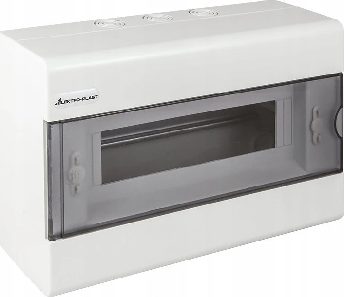 Elektro Plast 1.33 Padidinti paviršiuje montuojami moduliniai skirstomieji įrenginiai 1x12 IP40 SRn-12 Max (N+PE) 1.33