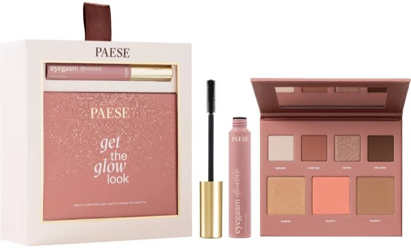 Paese Double Glow Look Set Juodas/Universal