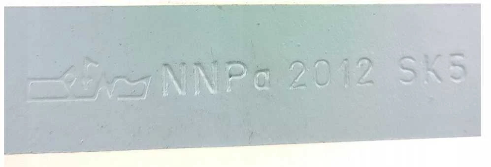 „Pafana NNPA 2012 SK5 NOZ TOK.ISO 7 R“